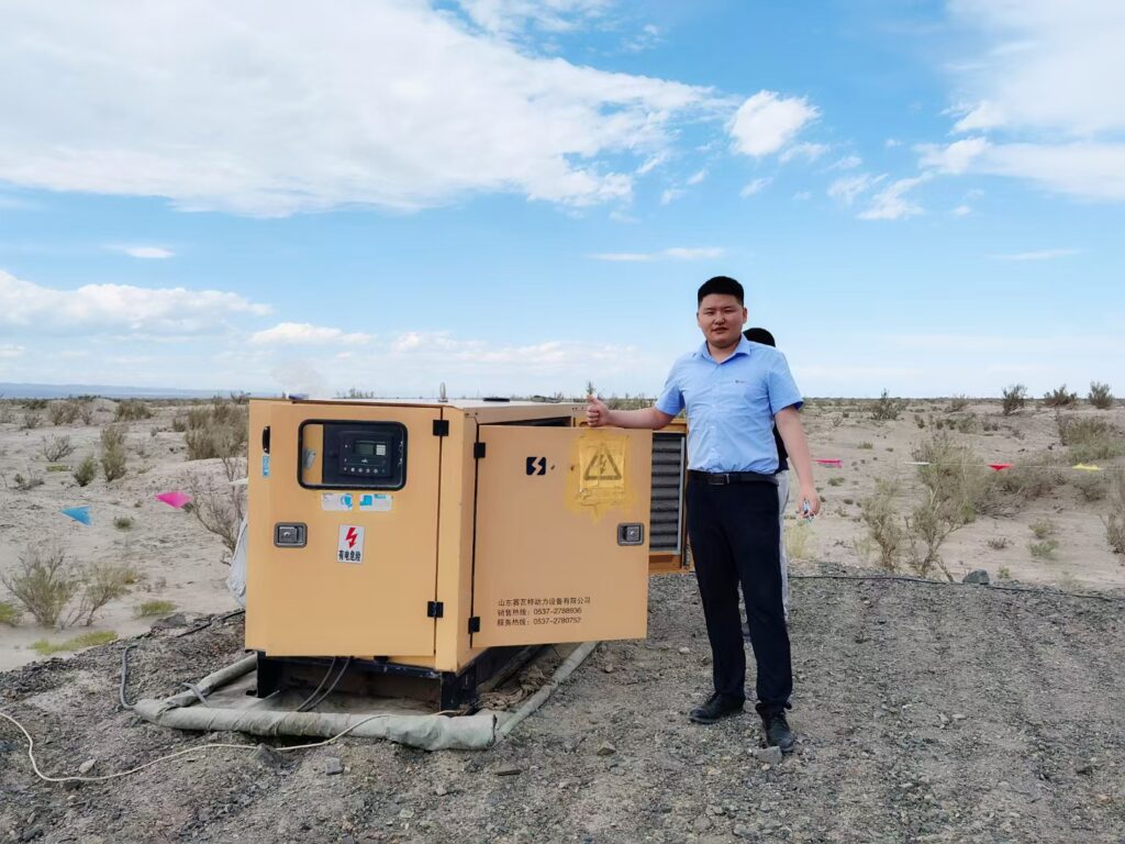 swt gensets running on Gobi desert for long time